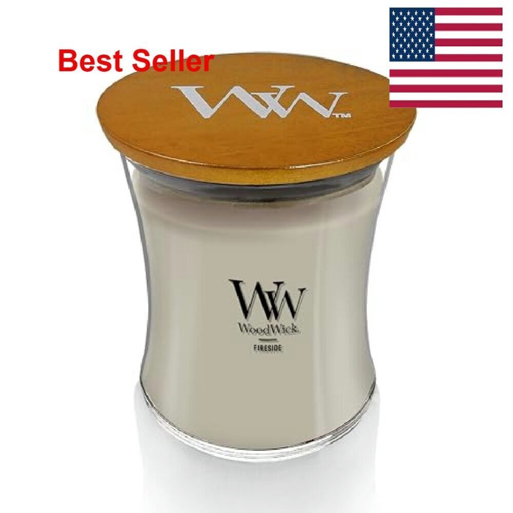 Hourglass Candle Elegant Minimal Chic Home Decor Crackling Wood Wick - Picture 5 of 8